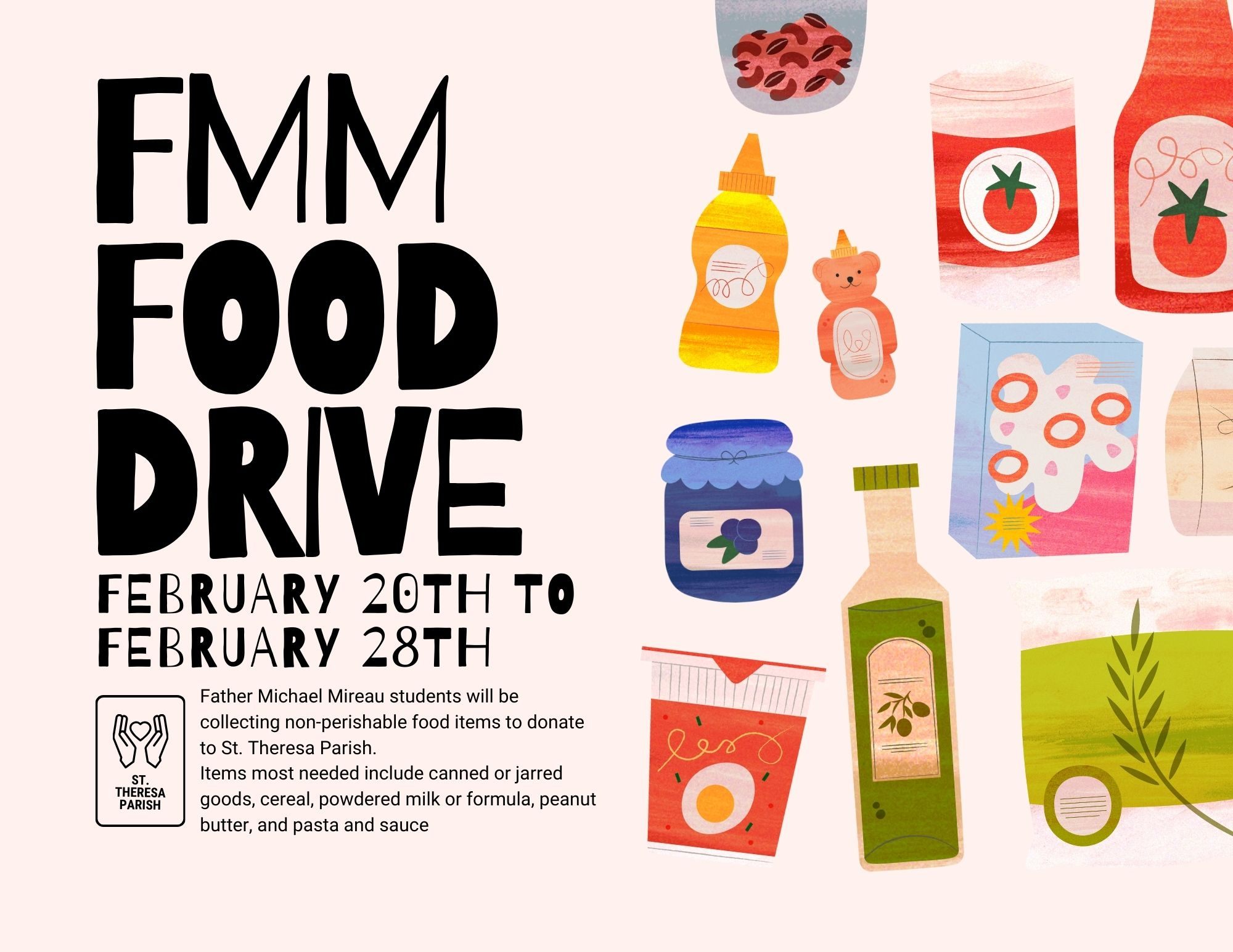 FMM Food Drive Poster